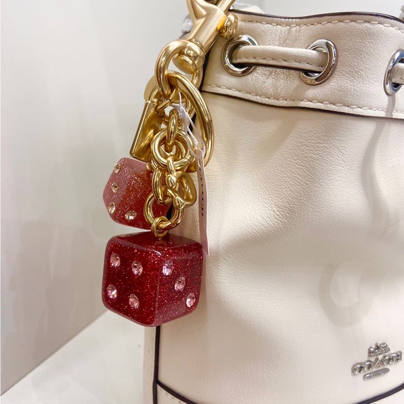 Coach Gold/Pink Multi
Dice Cluster Bag Charm - Picture 6 of 6